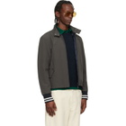 Moncler Gray Prieure Reversible Down Bomber Jacket