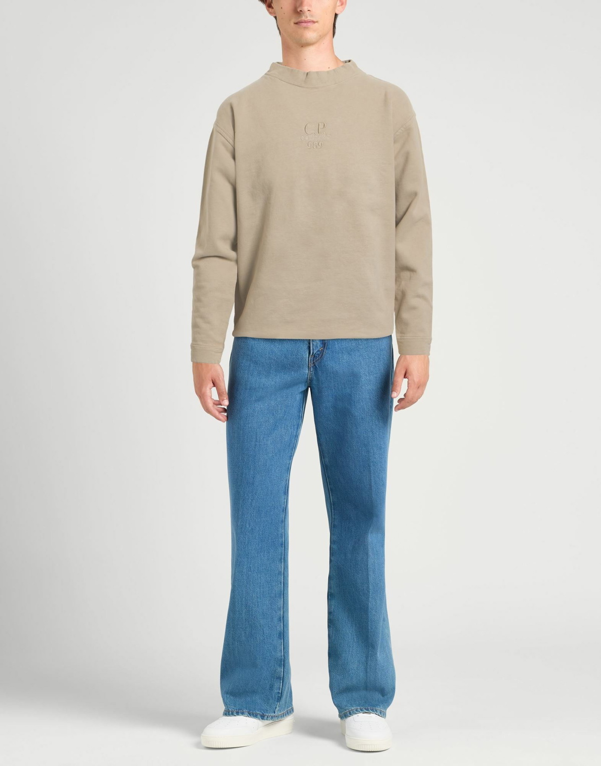 C. p. Company Mens Sweatshirt in Beige