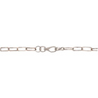 Martine Ali SSENSE Exclusive Silver Gunnar Wallet Chain