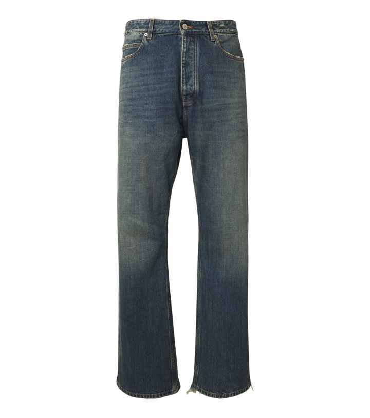 Photo: Balenciaga Faded wide-leg jeans
