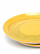 Serax Yellow Sunny Swirl Dots Plate Set