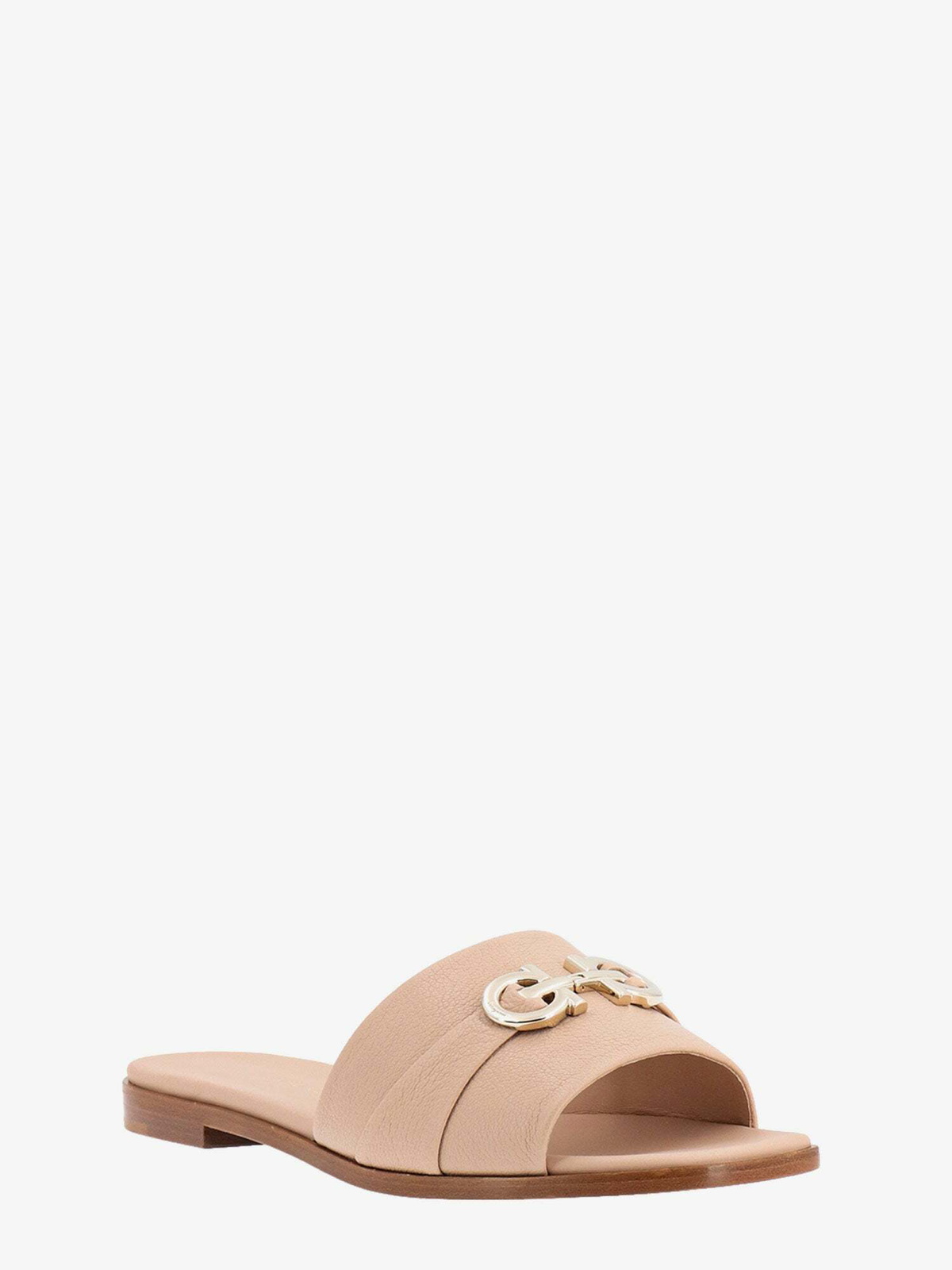 ★FERRAGAMO★ Oria Double Gancini Sandals Pink 01E565758085 Ferragamo Oria Pink Womens Salvatore Ferragamo