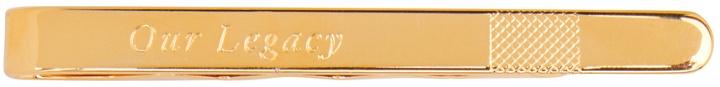 Photo: Our Legacy Gold Engraved Tie Bar