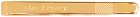 Our Legacy Gold Engraved Tie Bar