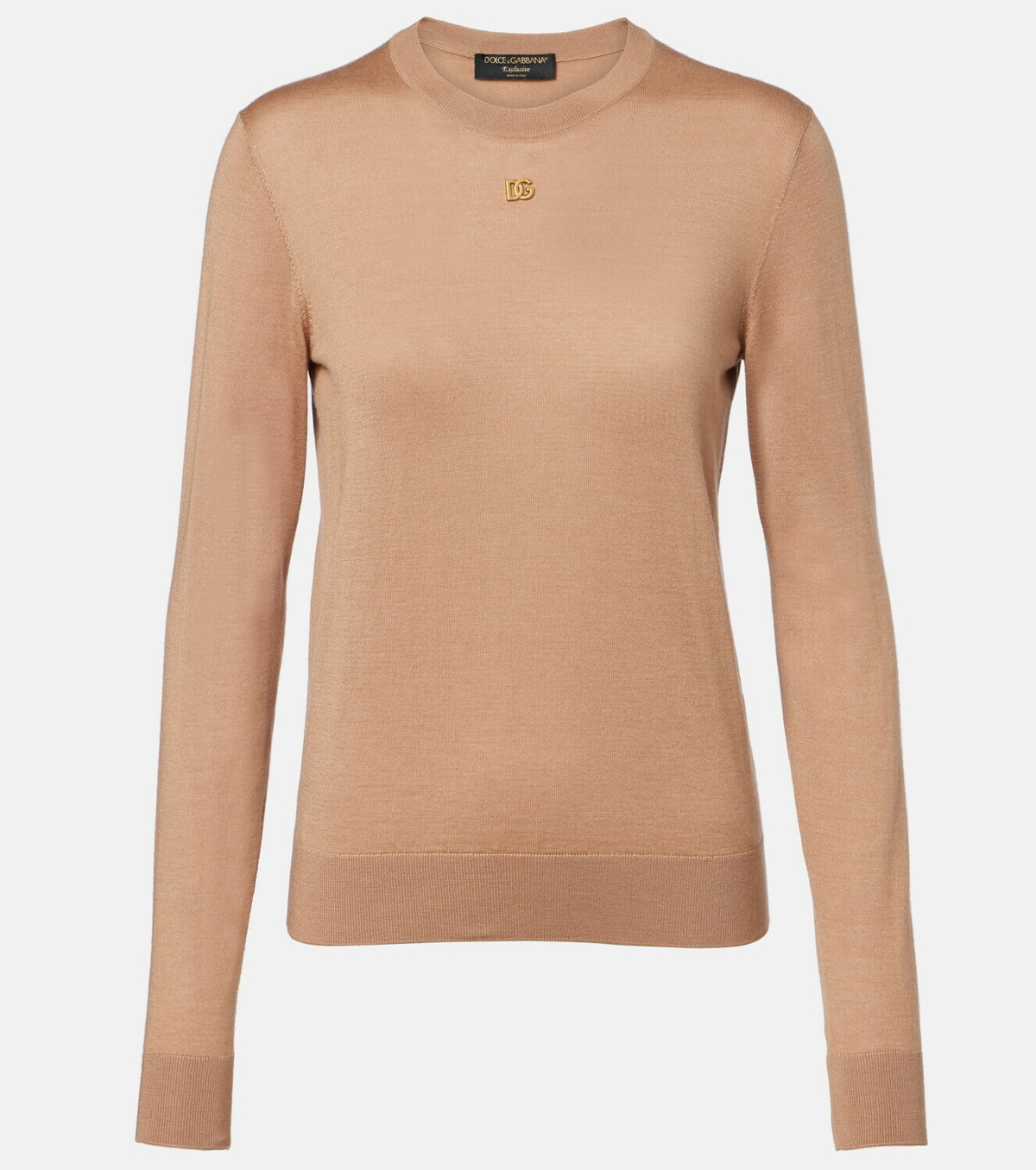 Dolce&Gabbana DG cashmere and silk sweater