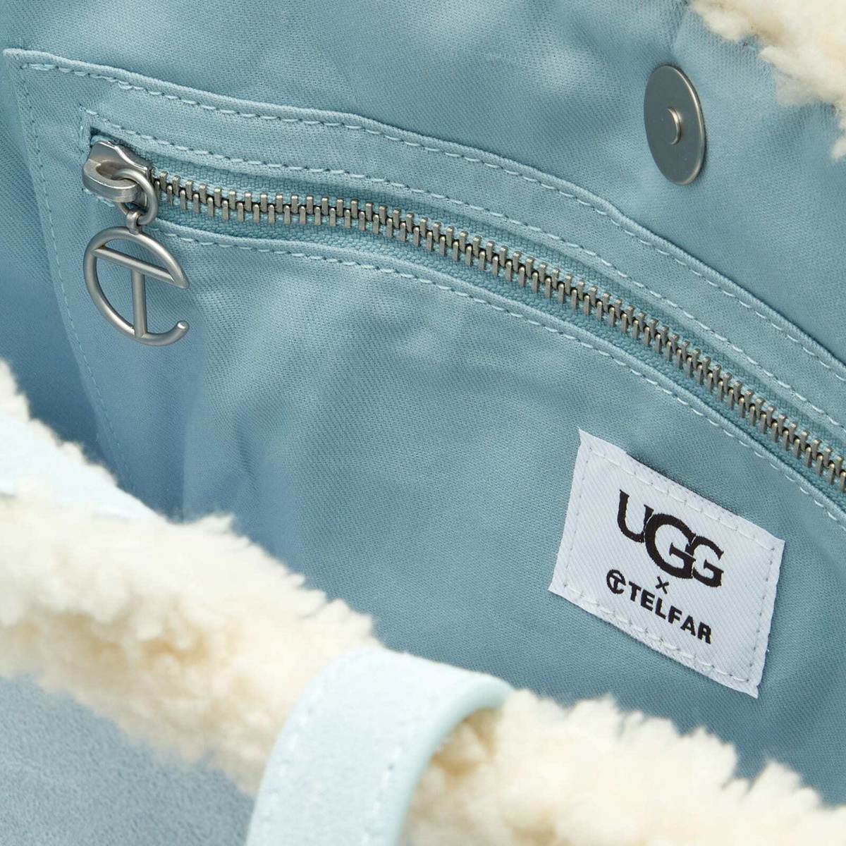 UGG Women's x TELFAR Medium Shopper Bag in Blue Ugg