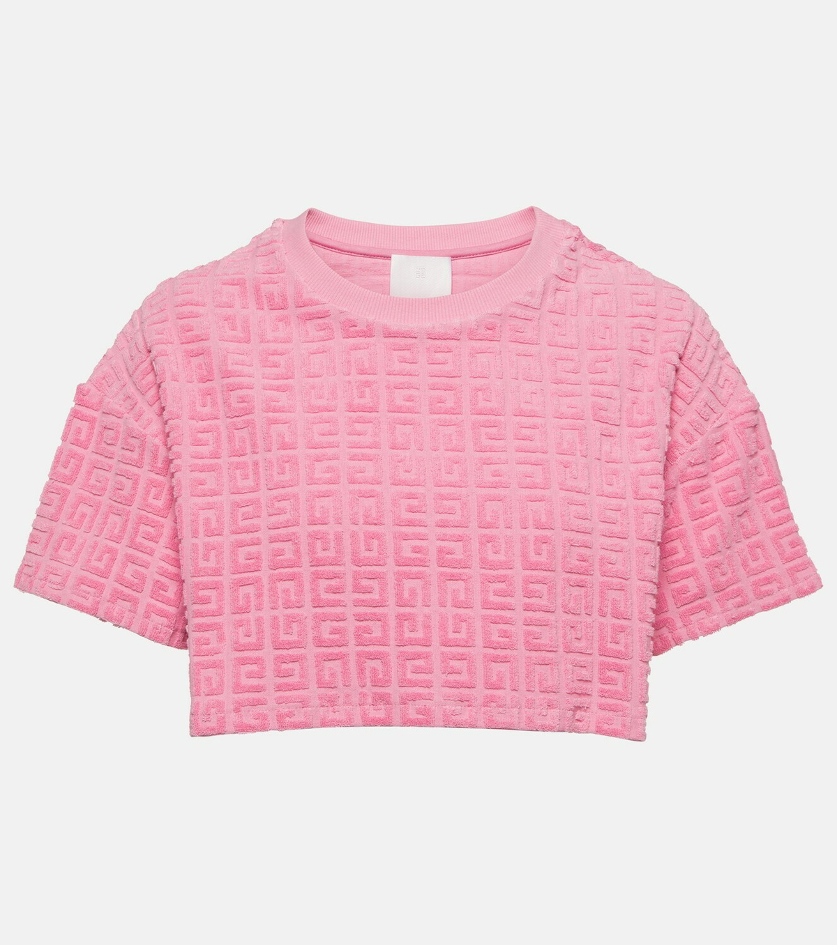 Givenchy 4G cotton-blend terry crop top Givenchy