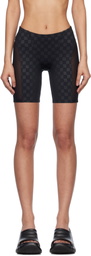 MISBHV Black Shape Up Shorts