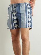 LOEWE - Paula's Ibiza Straight-Leg Mid-Length Printed Swim Shorts - Blue