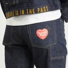 Human Made Men's Straight Leg Selvedge Past Denim Jeans in Indigo