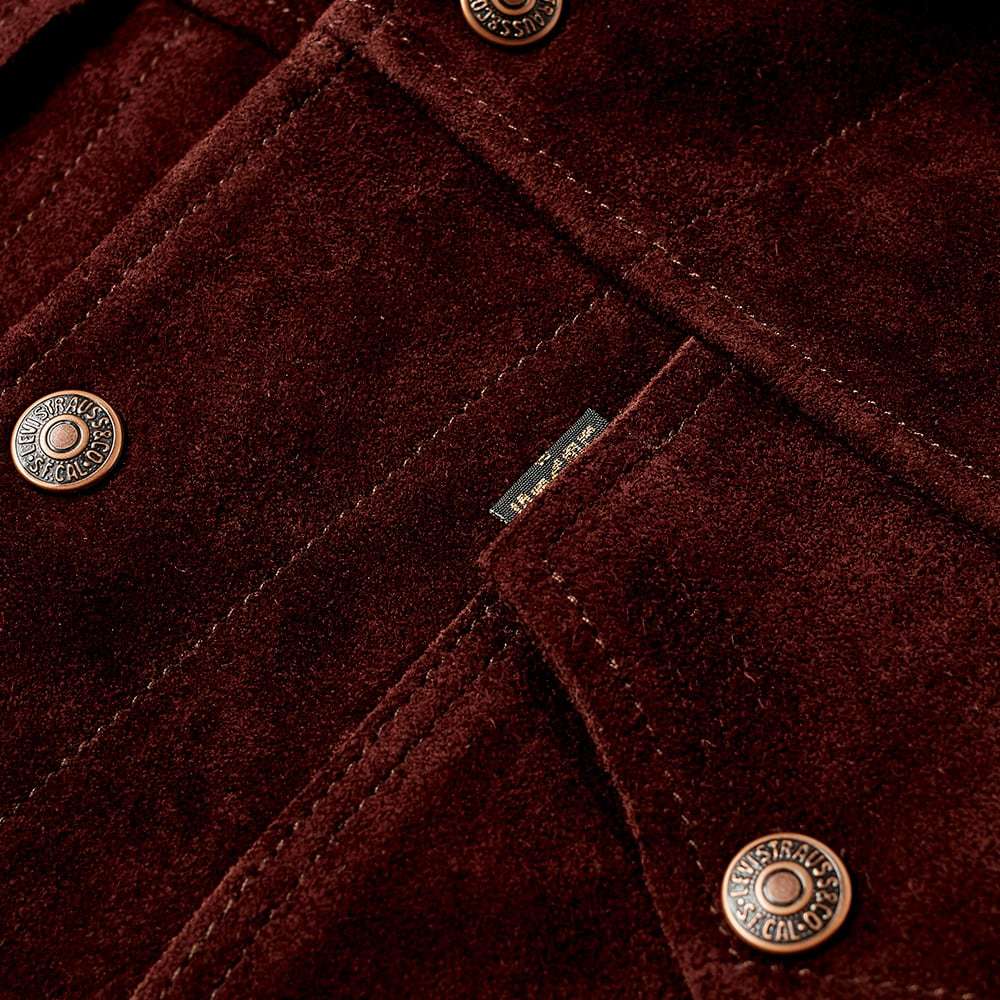 Levi's Vintage Clothing Suede Trucker Jacket