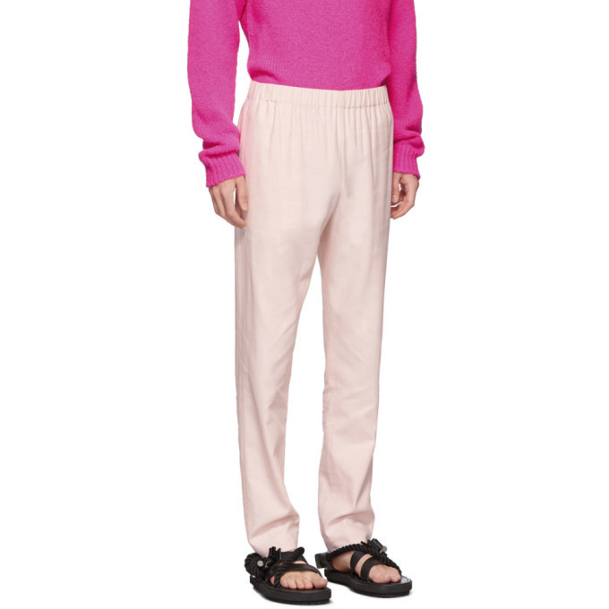 Tibi SSENSE Exclusive Pink Pull On Trousers