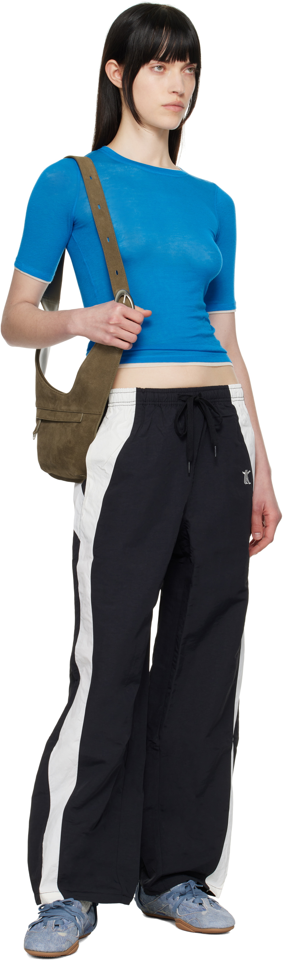 OPEN YY Black & White YY Color Block Lounge Pants