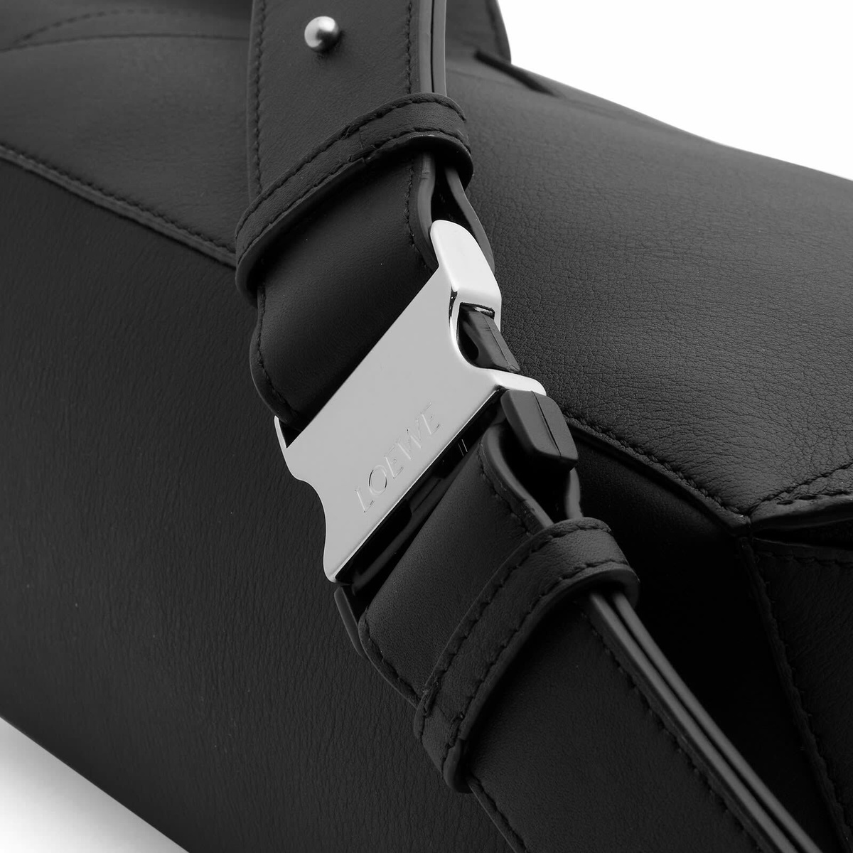Loewe Men's Puzzle Edge Small Bum Bag in Black Loewe