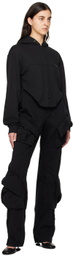 BONBOM Black Cargo Trousers