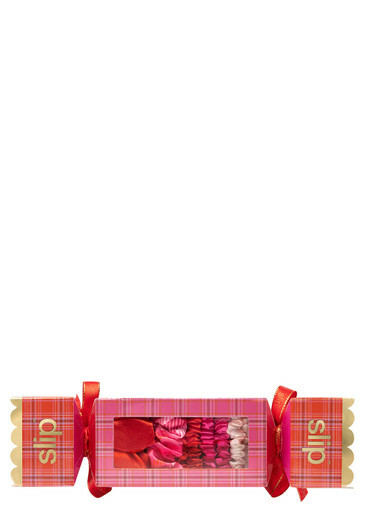 Photo: Slip Pure Silk Assorted Scrunchie Cracker - Scarlet