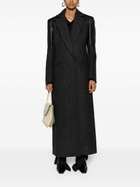 Coperni Grey Single Breasted Coat