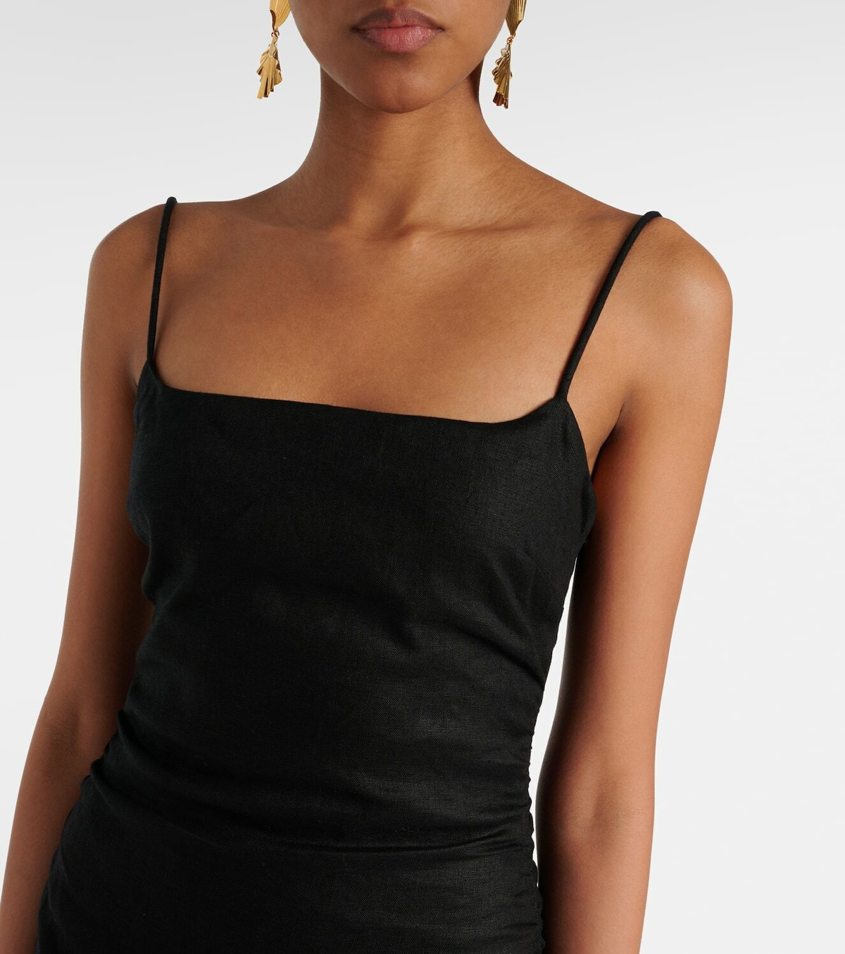 SIR Linen midi dress