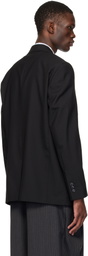 mfpen Black Double Breasted Blazer