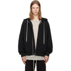 Rick Owens Black Tower Windbreaker Hoodie