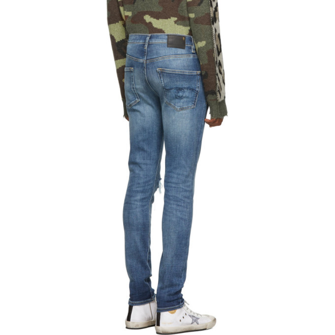 R13 'R13M0200-430-1H54 Sid Skinny' Jeans- Men's 36
