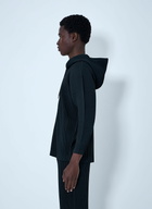 Homme Plissé Issey Miyake Pinstripe Hooded Jacket