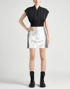 Junya Watanabe Womens Mini skirt in Silver