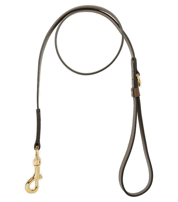 Photo: Gucci - GG Supreme S/M faux leather dog leash