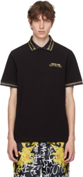 Versace Jeans Couture Black Two-Button Polo