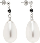 KIMHĒKIM Silver Pearl Earrings