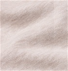 Brunello Cucinelli - Slim-Fit Mélange Cotton-Blend Jersey Hooded Gilet - Gray