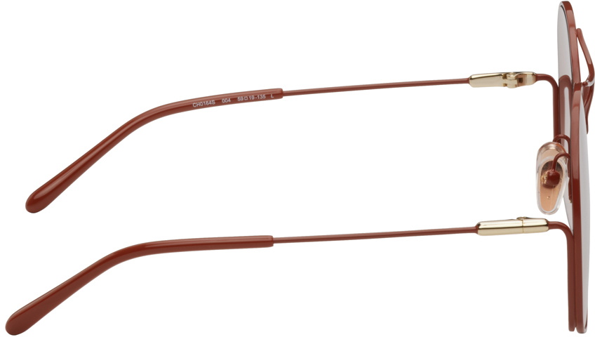 Chloé Brown Square Sunglasses Chloe