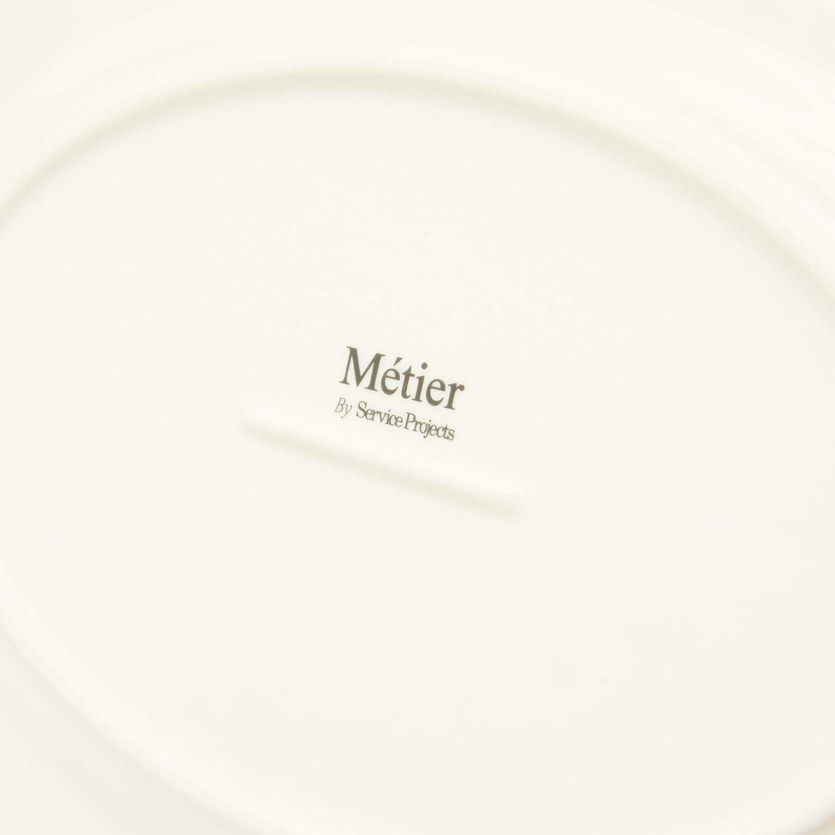 Service Projects Métier Embossed Tray in White 