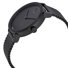 Movado Bold Black Dial Black Ion-plated MeshMens Watch 3600562