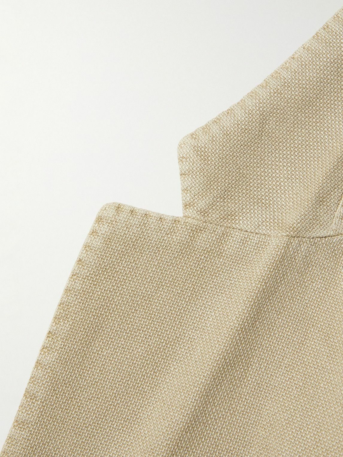 Incotex - Montedoro Slim-Fit Cotton and Ramie-Blend Blazer - Neutrals