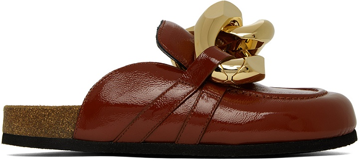 Photo: JW Anderson Brown Chain Loafers
