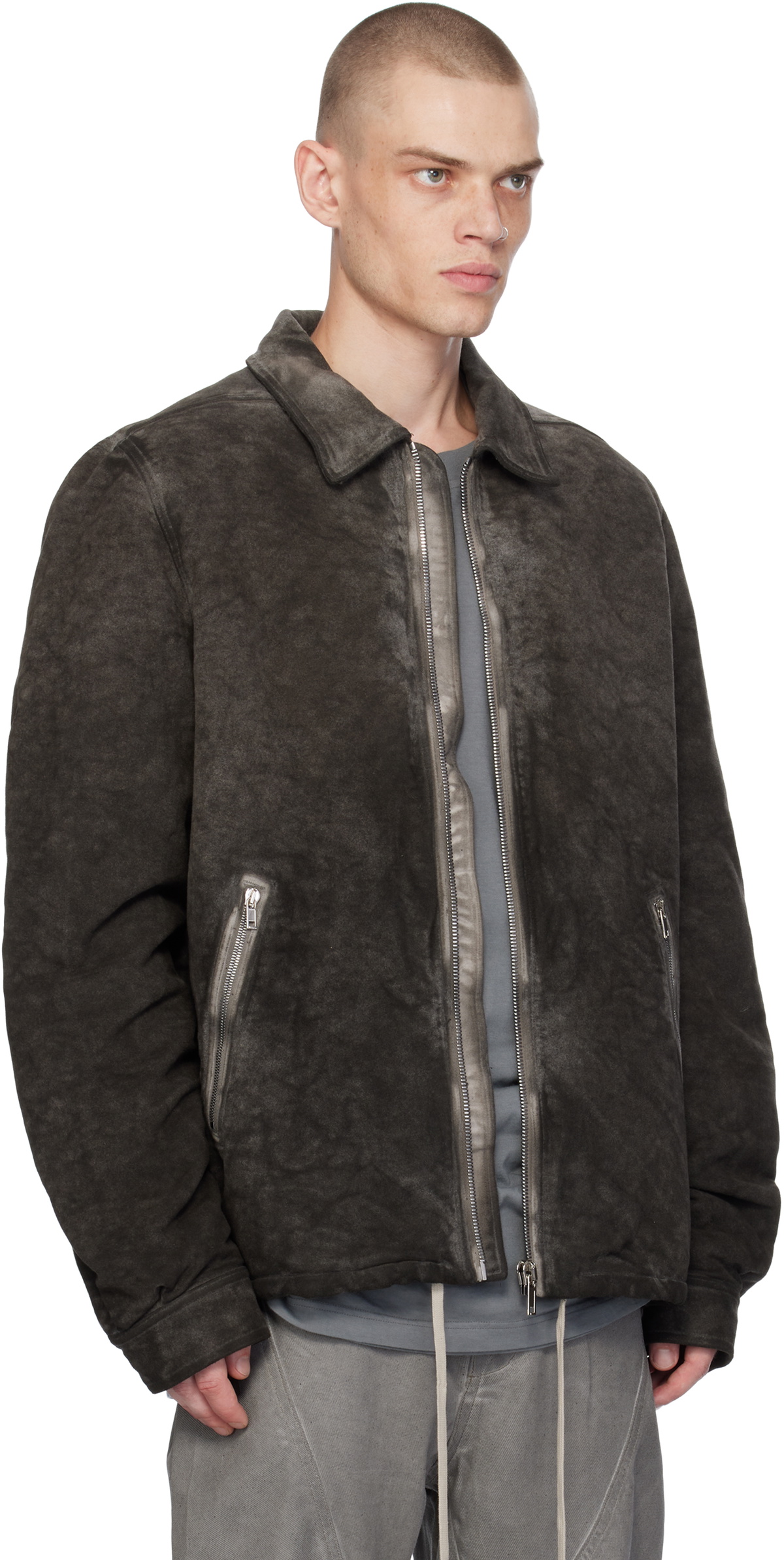 Rick Owens DRKSHDW Zipfront Jacket (Black) – CNCPTS