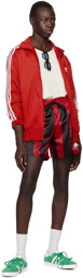 adidas Originals Red Striped Shorts