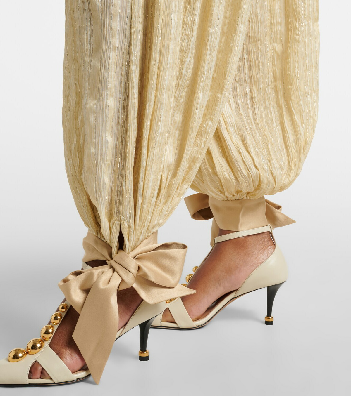 Xu Zhi Striped balloon pants