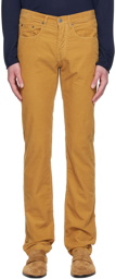 Massimo Alba Yellow Alunga Trousers