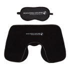 Palm Angels Black Mask and Pillow Palm Airlines Travel Set