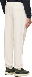 BOSS Off-White Drawstring Sweatpants