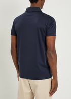Raith Santi Mercerized Cotton Polo Shirt Navy