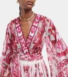 Dolce&Gabbana Majolica silk maxi dress