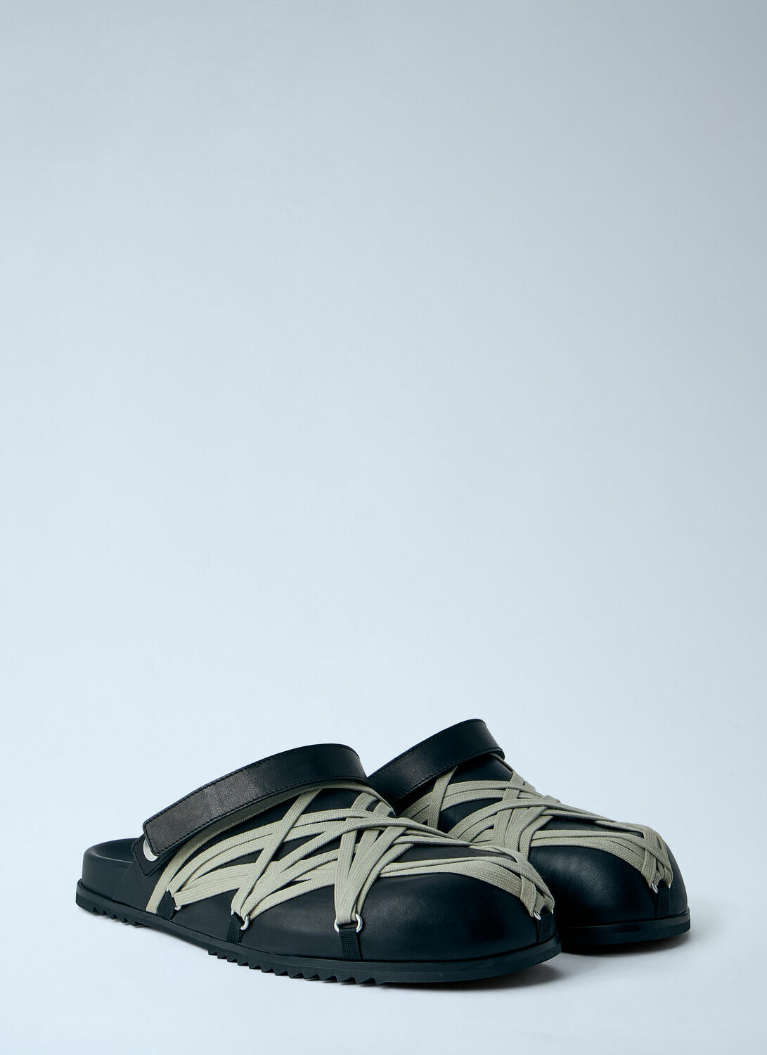 Rick Owens Megalace Mule Granola Flats