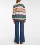 Veronica Beard Elizabeth colorblocked cardigan