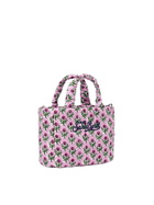 MC2 Saint Barth Pink Flower Quilted Soft Tote Mini Bag