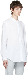 Giorgio Armani White Band Collar Shirt