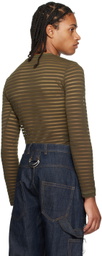 Parnell Mooney Khaki Knot Long Sleeve T-Shirt