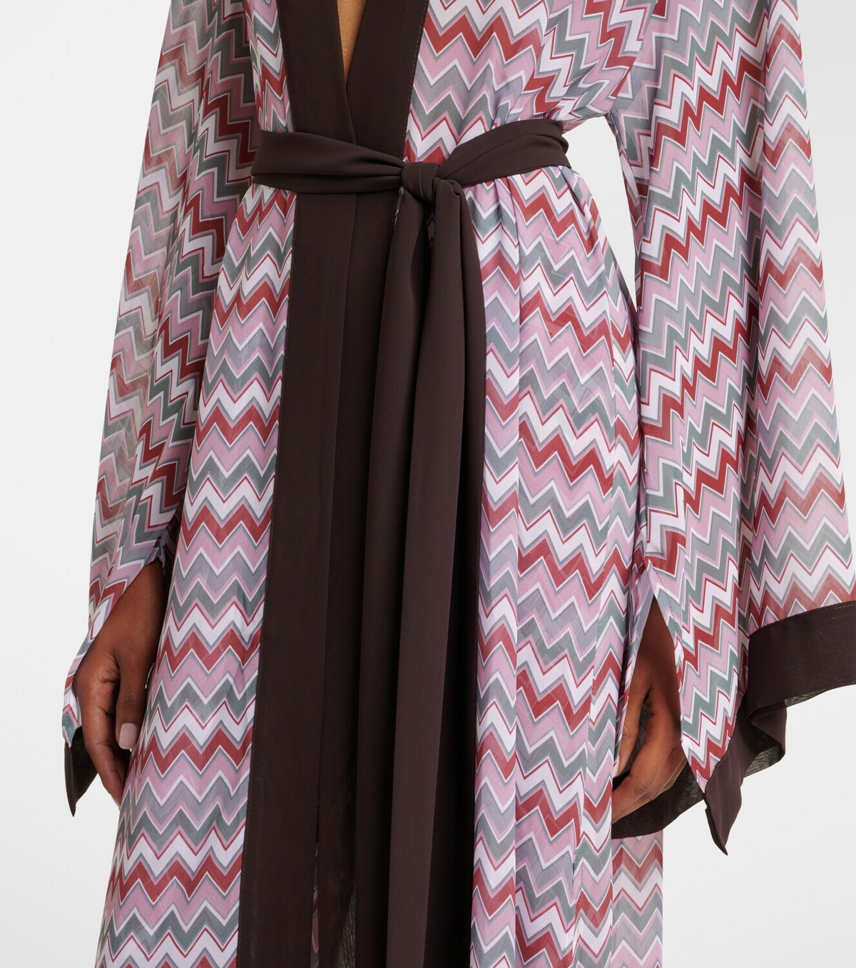 Bananhot Jim chevron cotton beach cover-up